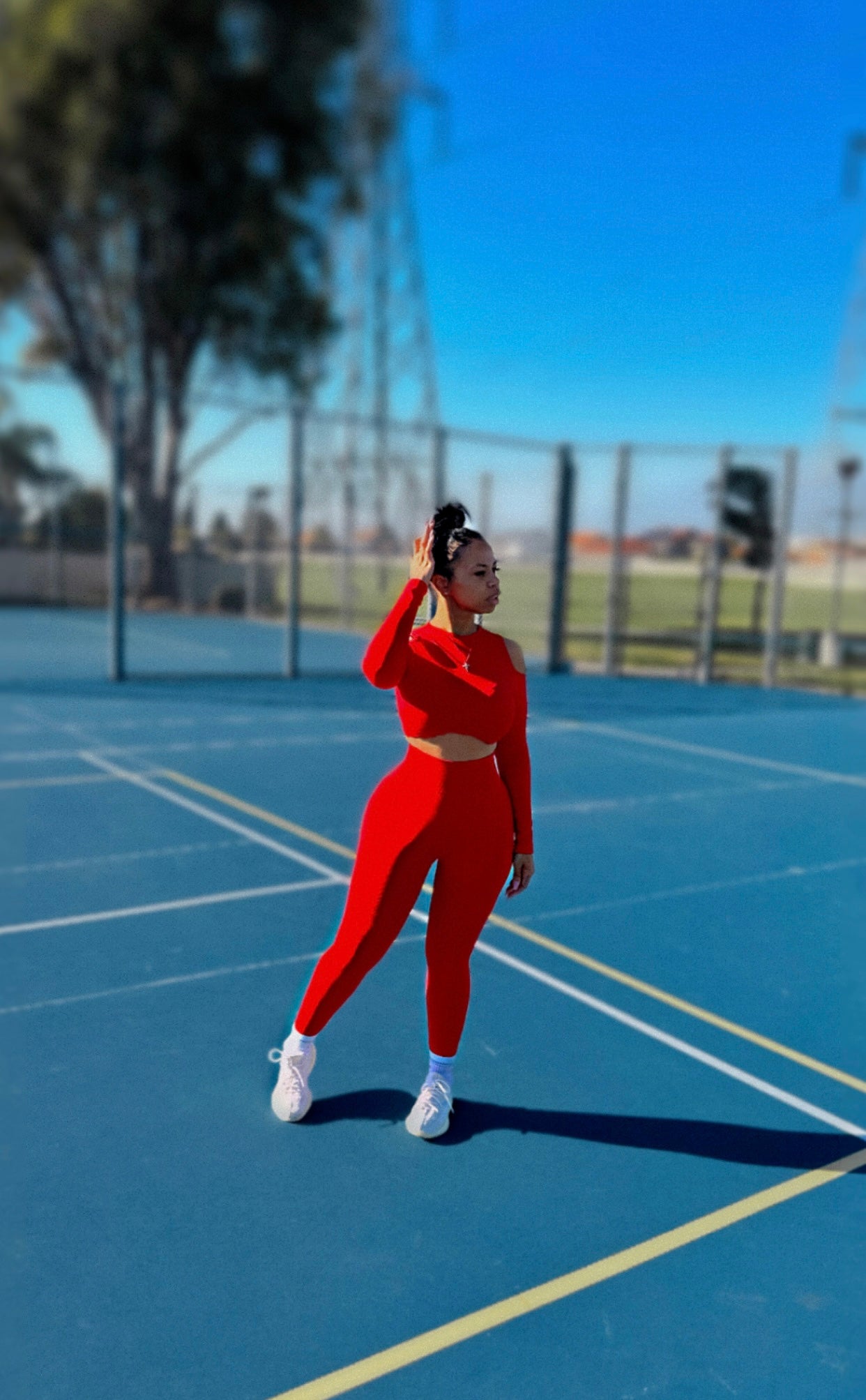 “Milli” High-Waisted Long-Sleeve Legging Set