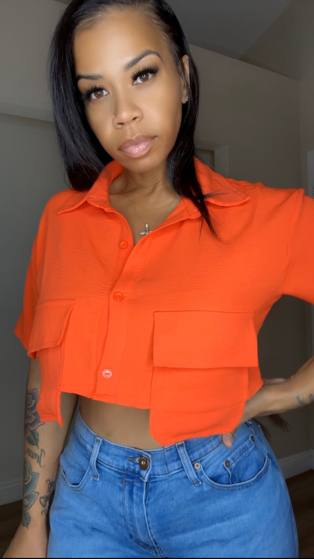 “Cropped Out” Top