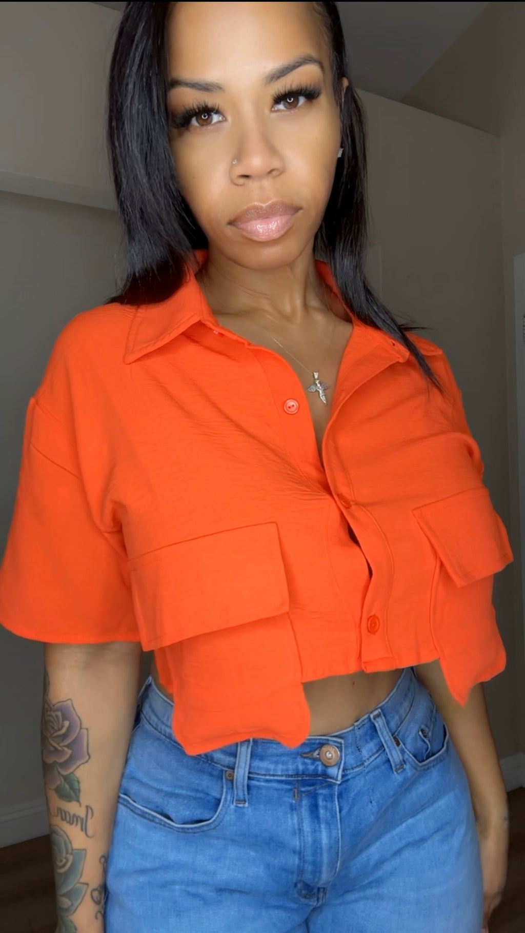 “Cropped Out” Top