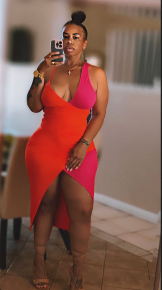 Split Choices Dress