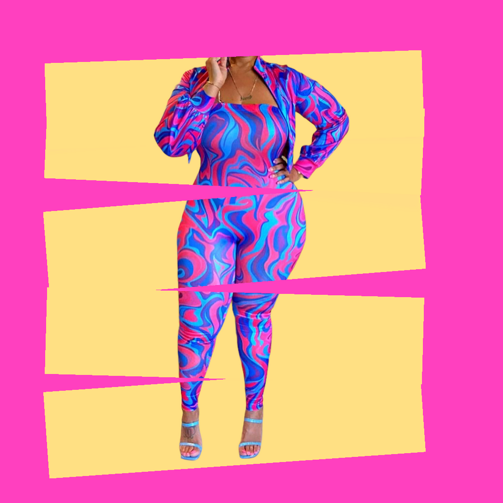 "Laffy Taffy" Jumpsuit Set