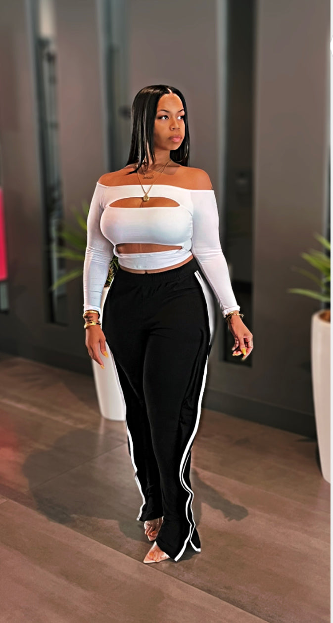 Black “Money Moves” Joggers