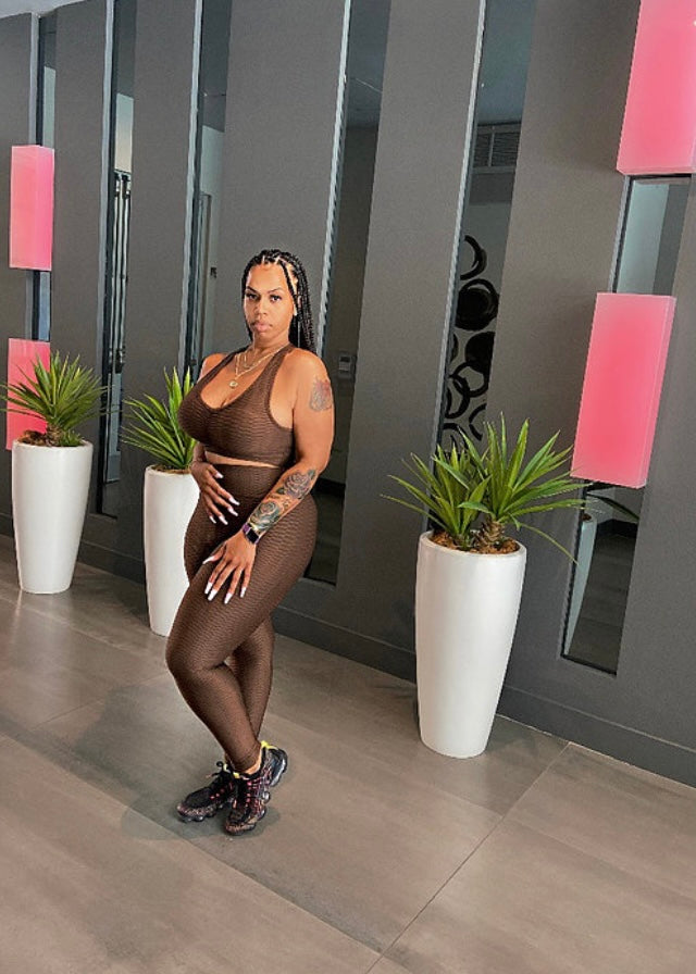 “No Need To Sweat” Mocha Set